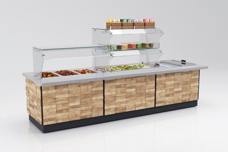 custom commercial food serving counters