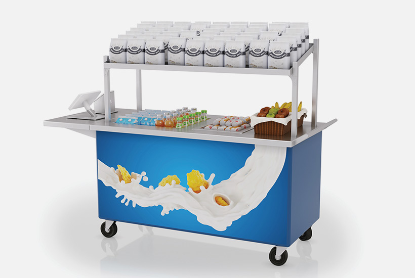 Streamline hot well mobile cart by LTI, Inc.