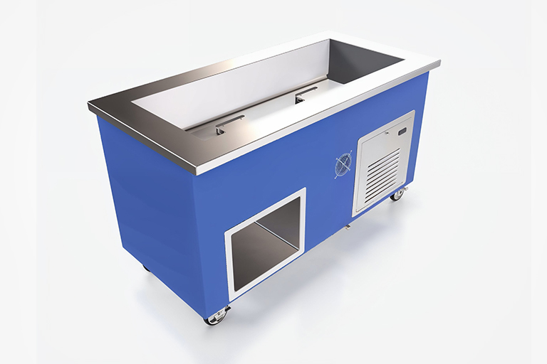 Rendering of SpecLine molded fiberglass cold food table