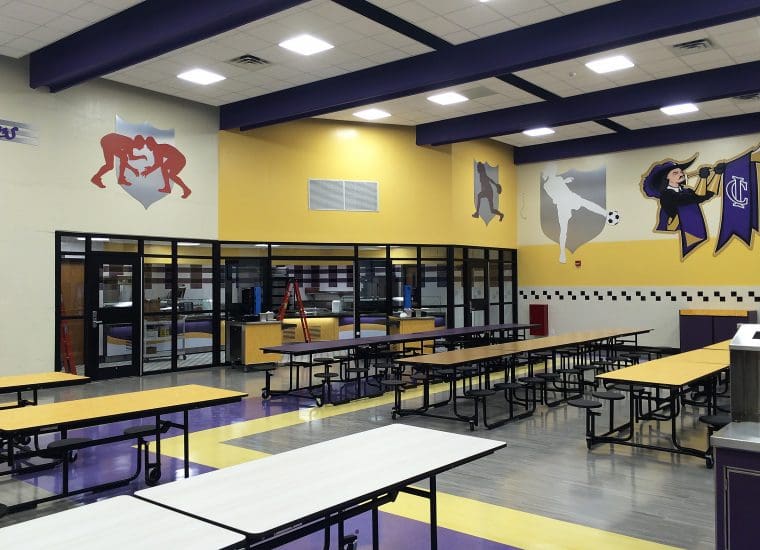 central islip high school cafeteria renovation dining room