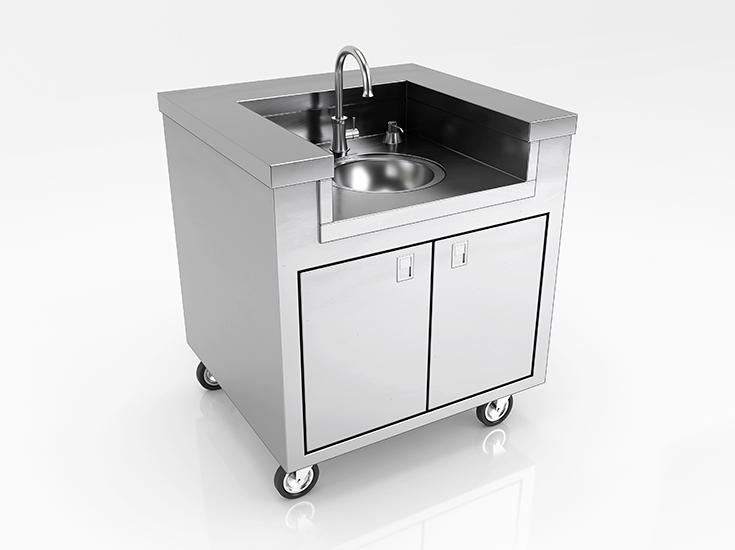 lti stainless steel portable sink