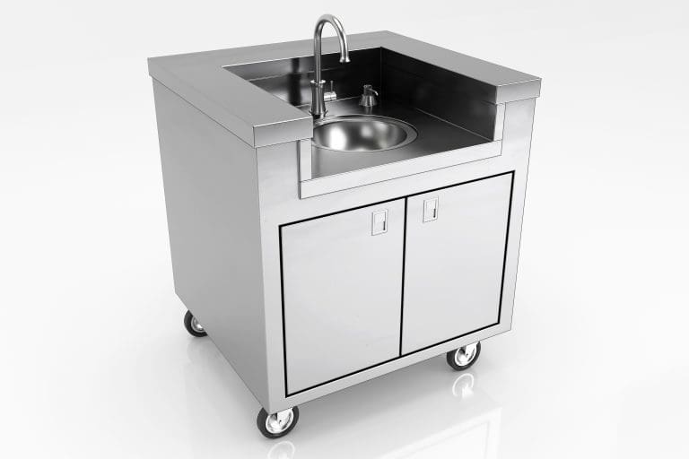 standalone stainless steel sink deluxe