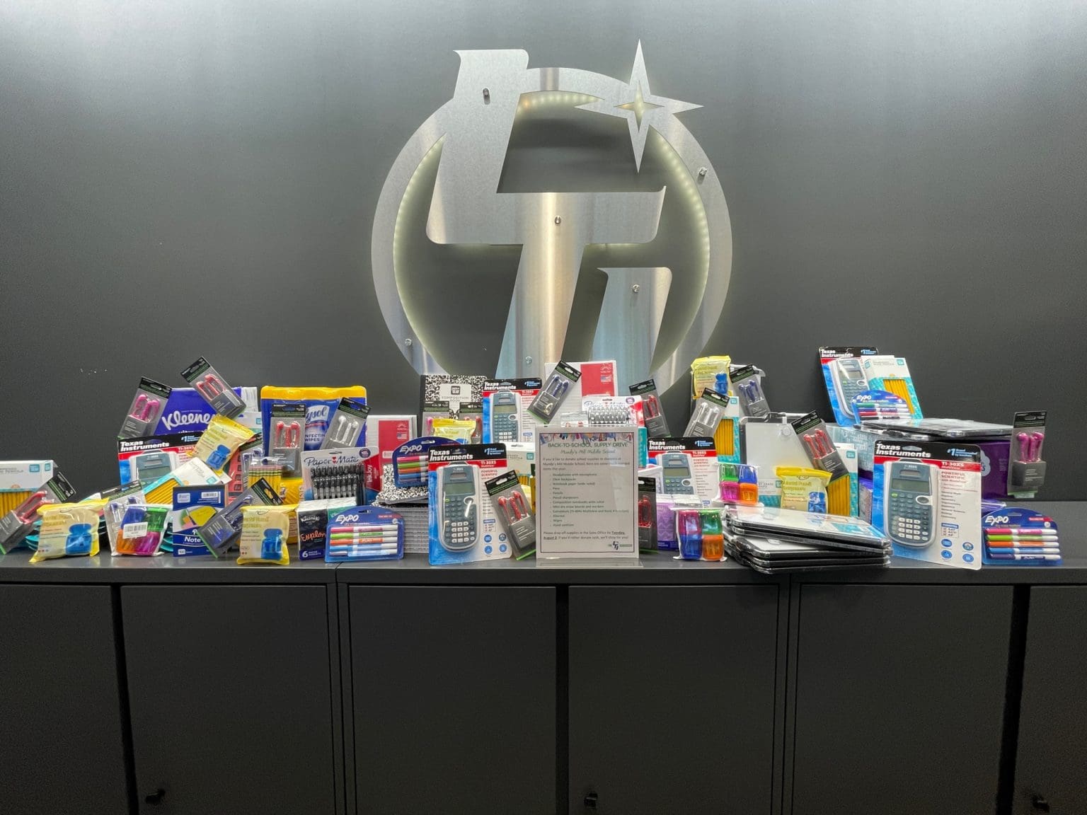 Team LTI Supports Mundy’s Mill Middle School with BacktoSchool