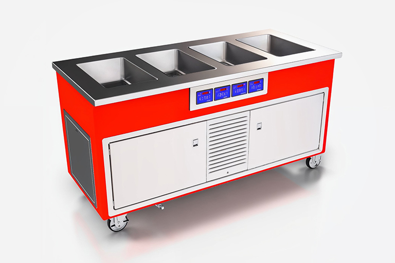 Rendering of the ColorPoint hot/cold/freeze serving counter