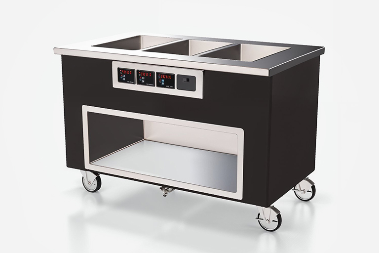 Rendering of the ColorPoint hot food table