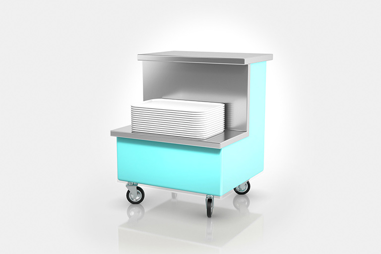 Rendering of the ColorPoint tray stand