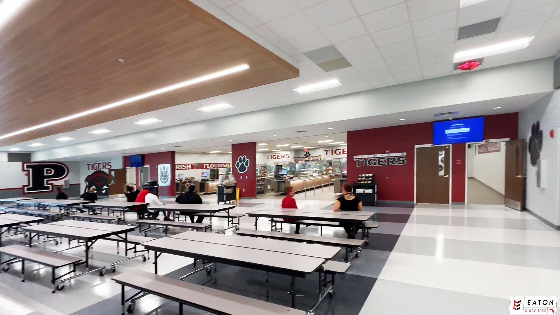 remodeled cafeteria at palmetto high school