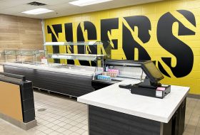 Fayette County High School cafeteria cashier station