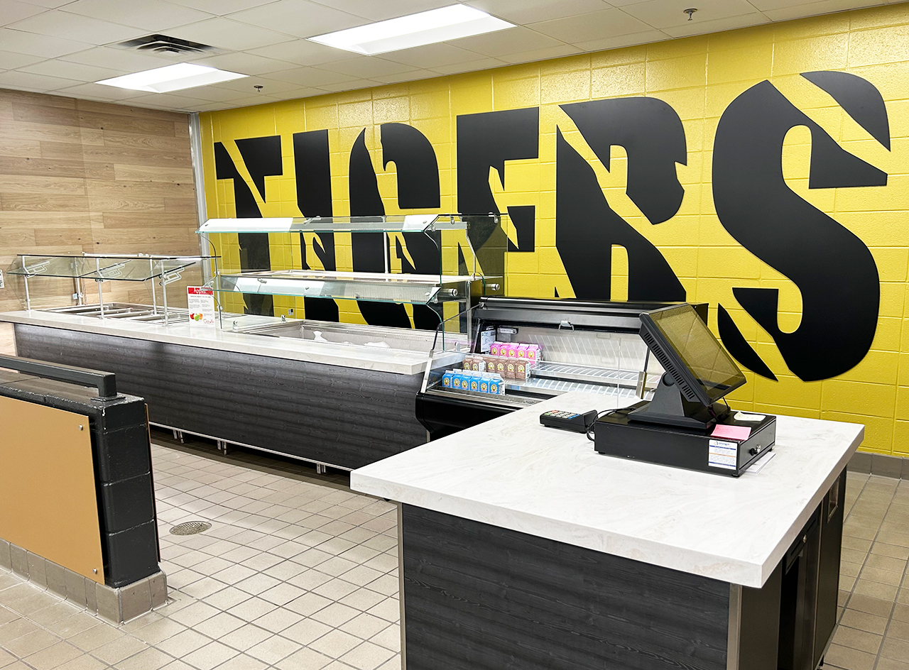 Fayette County High School cafeteria cashier station