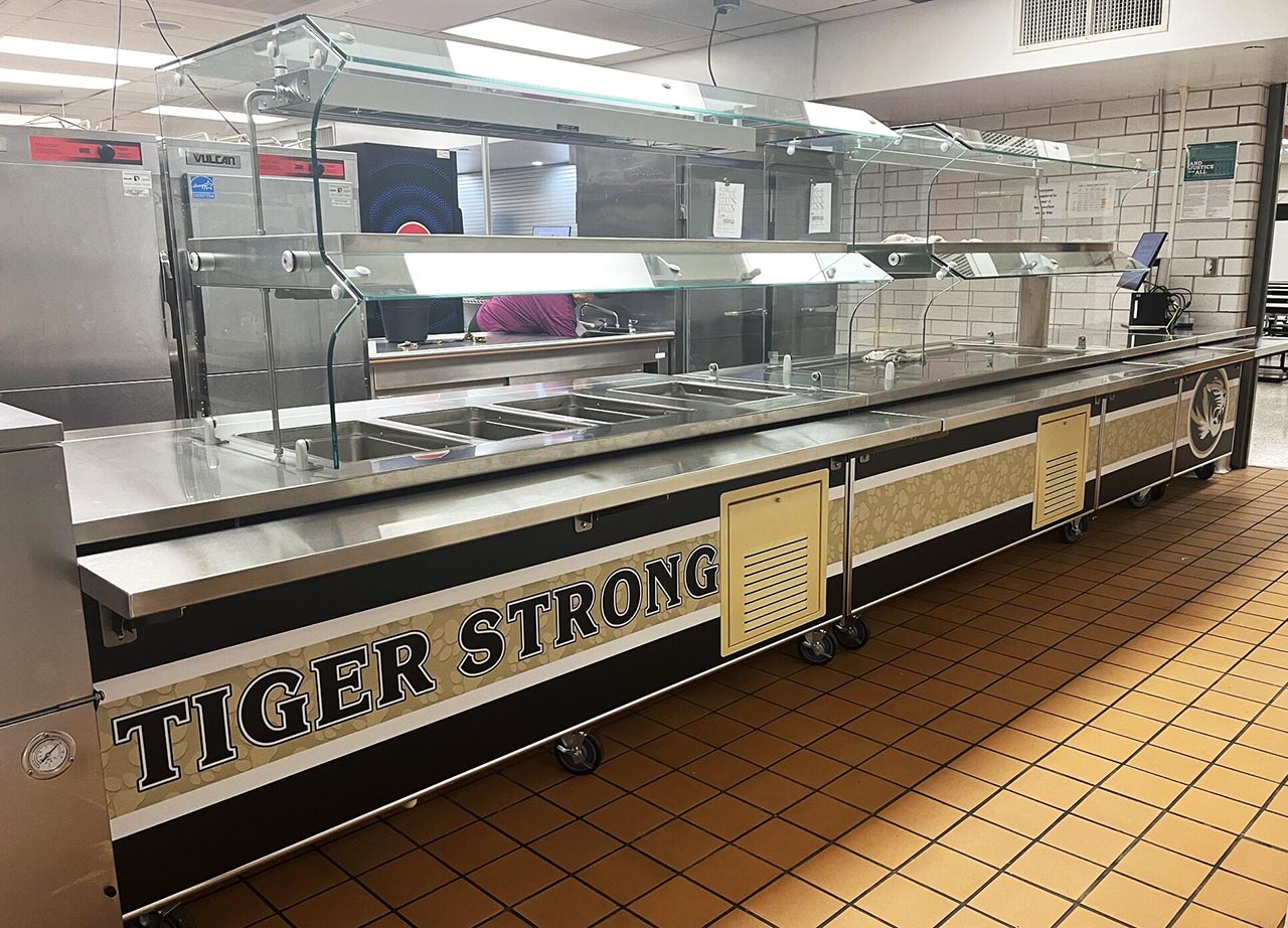truman high school quickswitch serving line